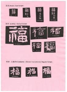 歷代前賢寫福字 (一)