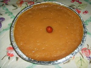 Niao gao (年糕) with a date in the middle