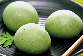 qingtuan, green dumplings 