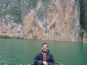 Patrick on a cruise up the Yangtze River in 2013