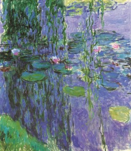 About 1915 - 1917. Oil on canvas; 100 x 180 cm. Collection of the Musee Marmottan, Paris