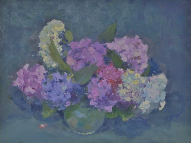 Allan Hansen, circa 1993, oil on canvas, 34 x 46 cm